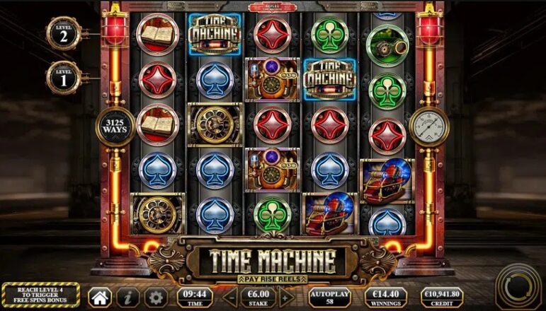 Внешний вид автомата Time Machine