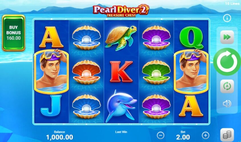 Характеристики слота Pearl Diver 2 Treasure Chest