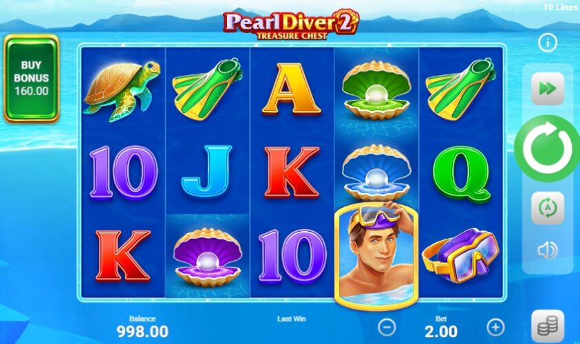 Встроенные бонусы Pearl Diver 2 Treasure Chest